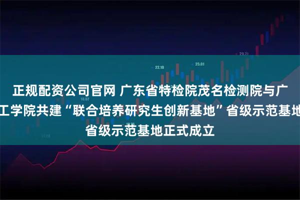 正规配资公司官网 广东省特检院茂名检测院与广东石油化工学院共建“联合培养研究生创新基地”省级示范基地正式成立
